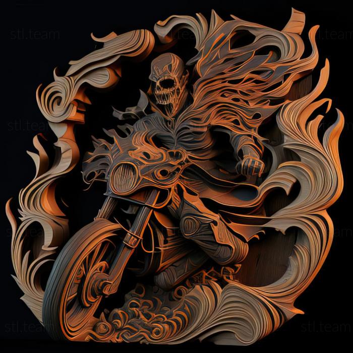 3D model st ghost rider (STL)